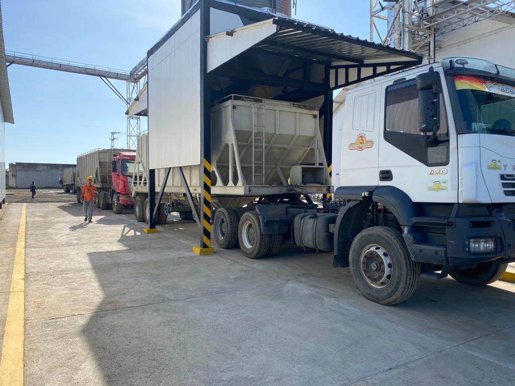 Commodity loading at plant